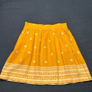 LOFT Yellow Skirt
